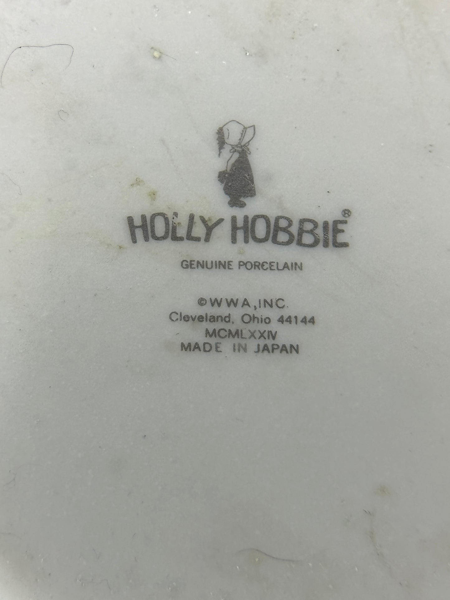 Holly Hobbie Heart Shaped Trinket Box Gather A Bouquet ... - '73 VINTAGE