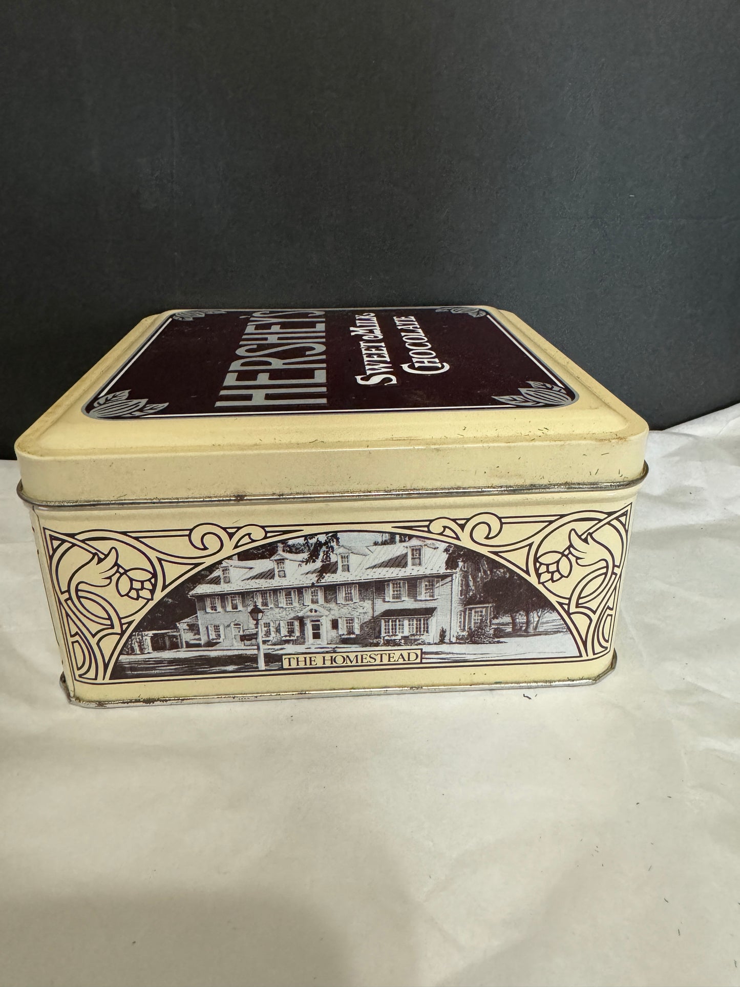 Hersheys 1990 Chocolate Tin 1912 Repr.  1st Ed. Signed VINTAGE