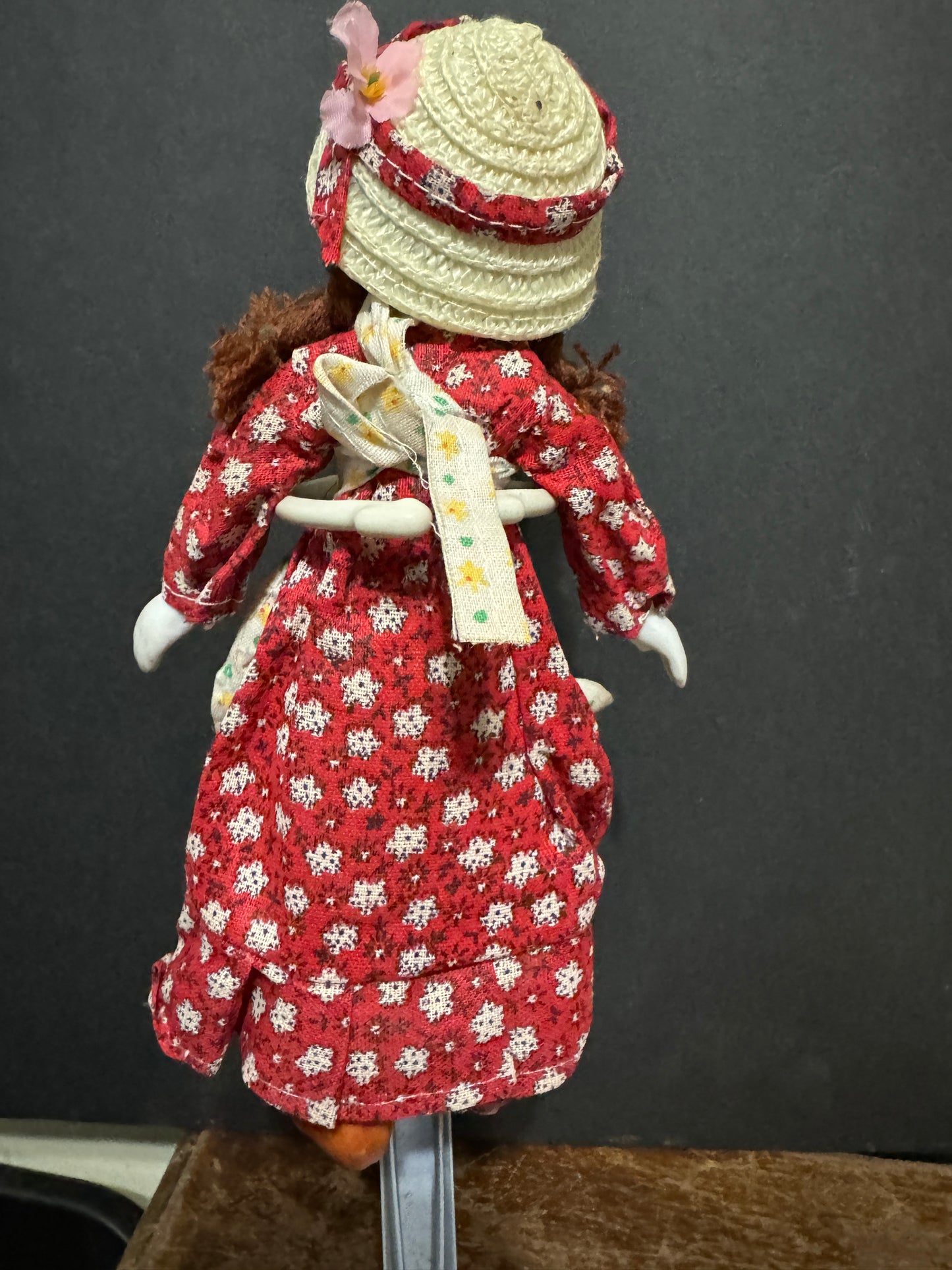 Porcelain Doll with Posable &  Bendable Arms & Legs Antique Style 9 1/2 Inch Tall