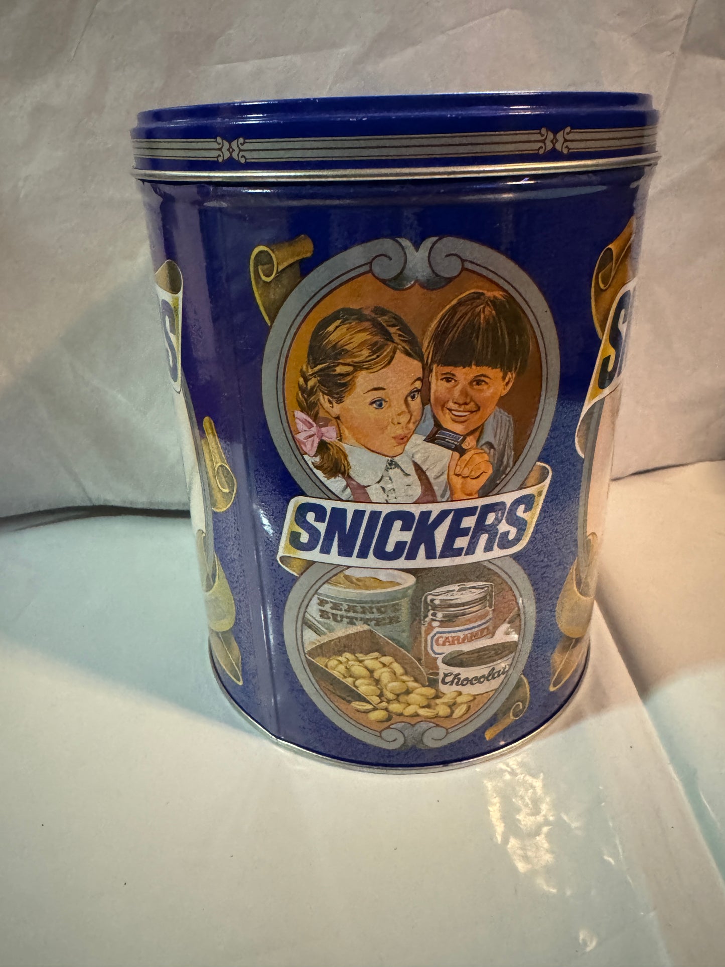 Snickers Snack Bars - Mars 1984 EMPTY Can NEW