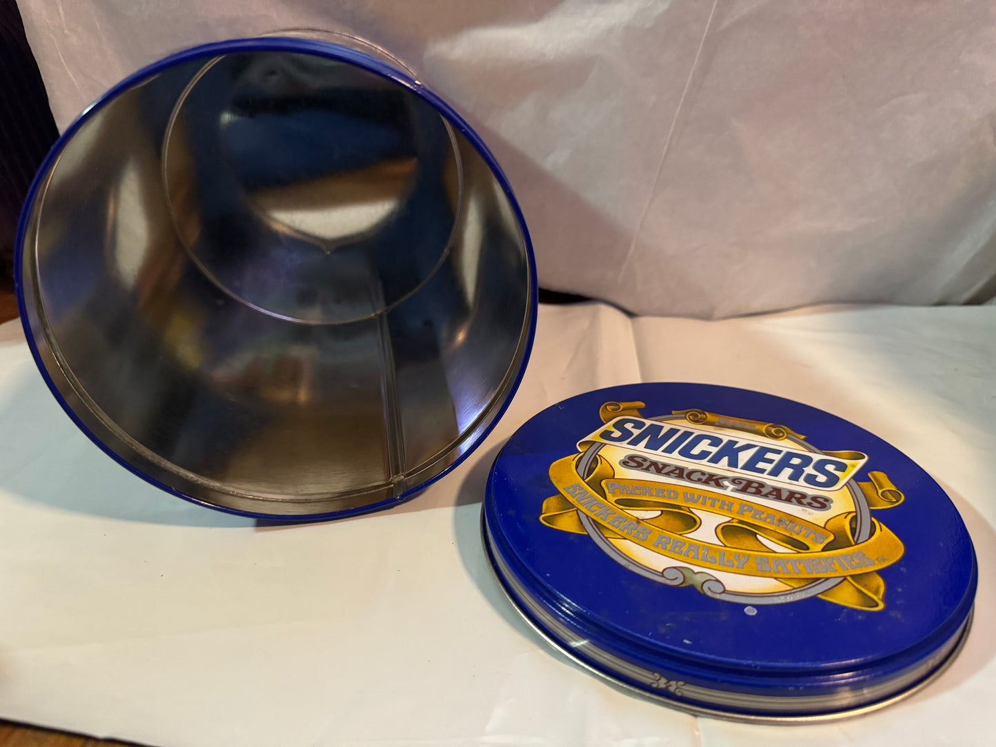 Snickers Snack Bars - Mars 1984 EMPTY Can NEW
