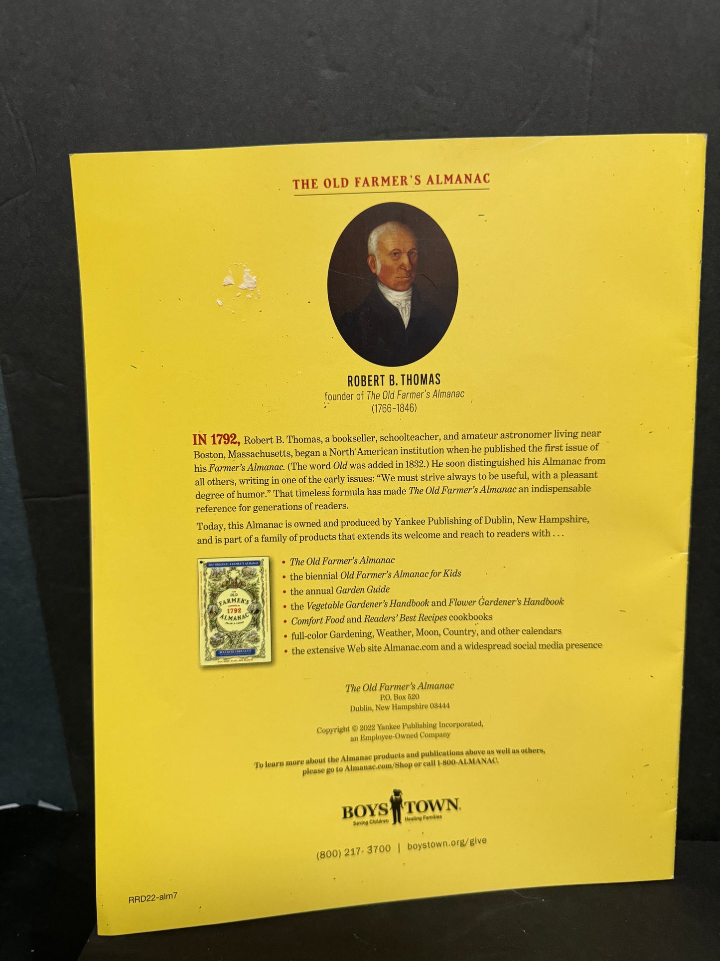 The Old Farmers Almanac Traditional American Dinners Cookbook 2022 magazine