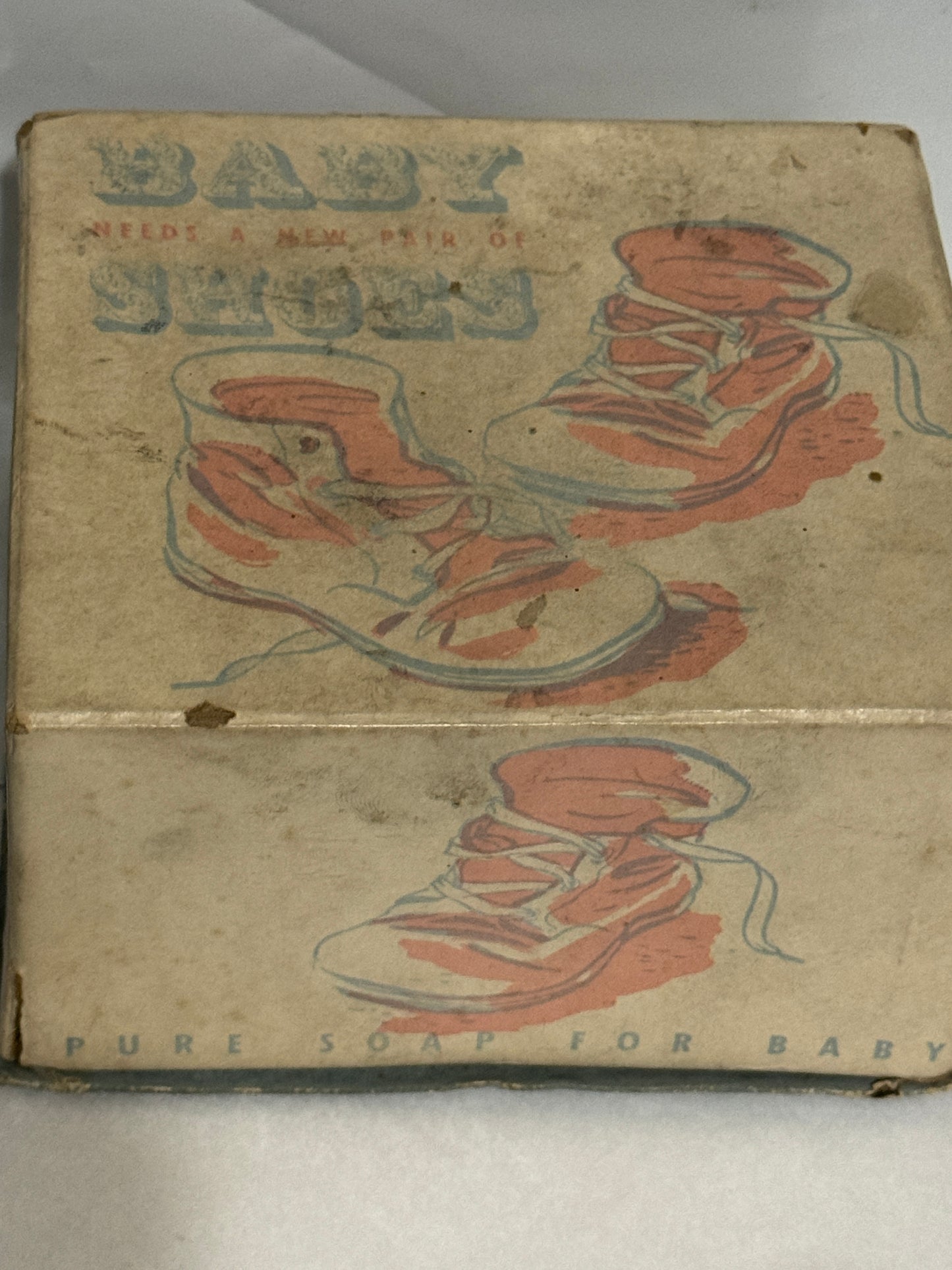 Baby Needs A New Pair of Shoes Baby Soap VINTAGE
