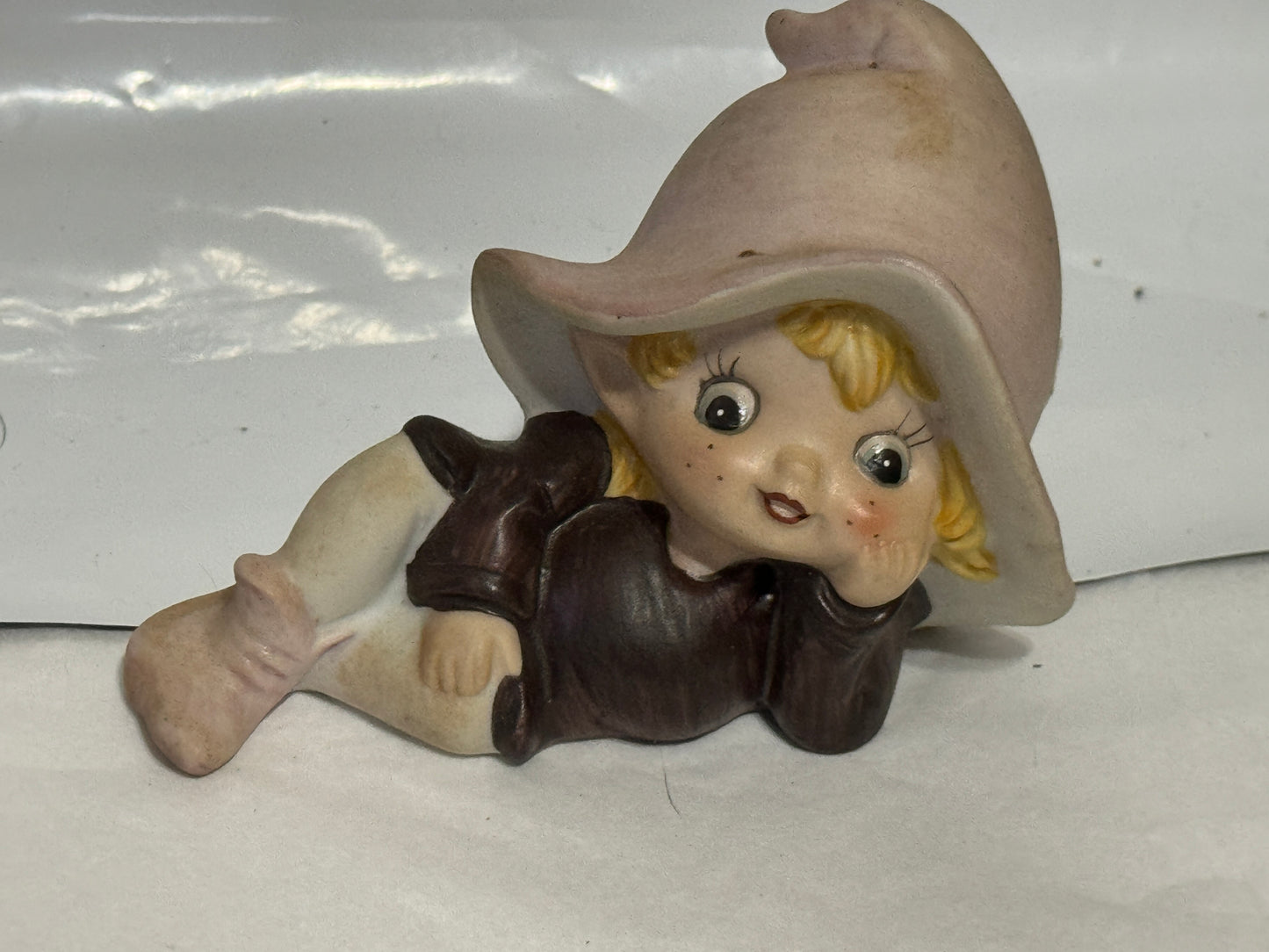 Pixie Bisque Figurines Homeco (set of 3) VINTAGE