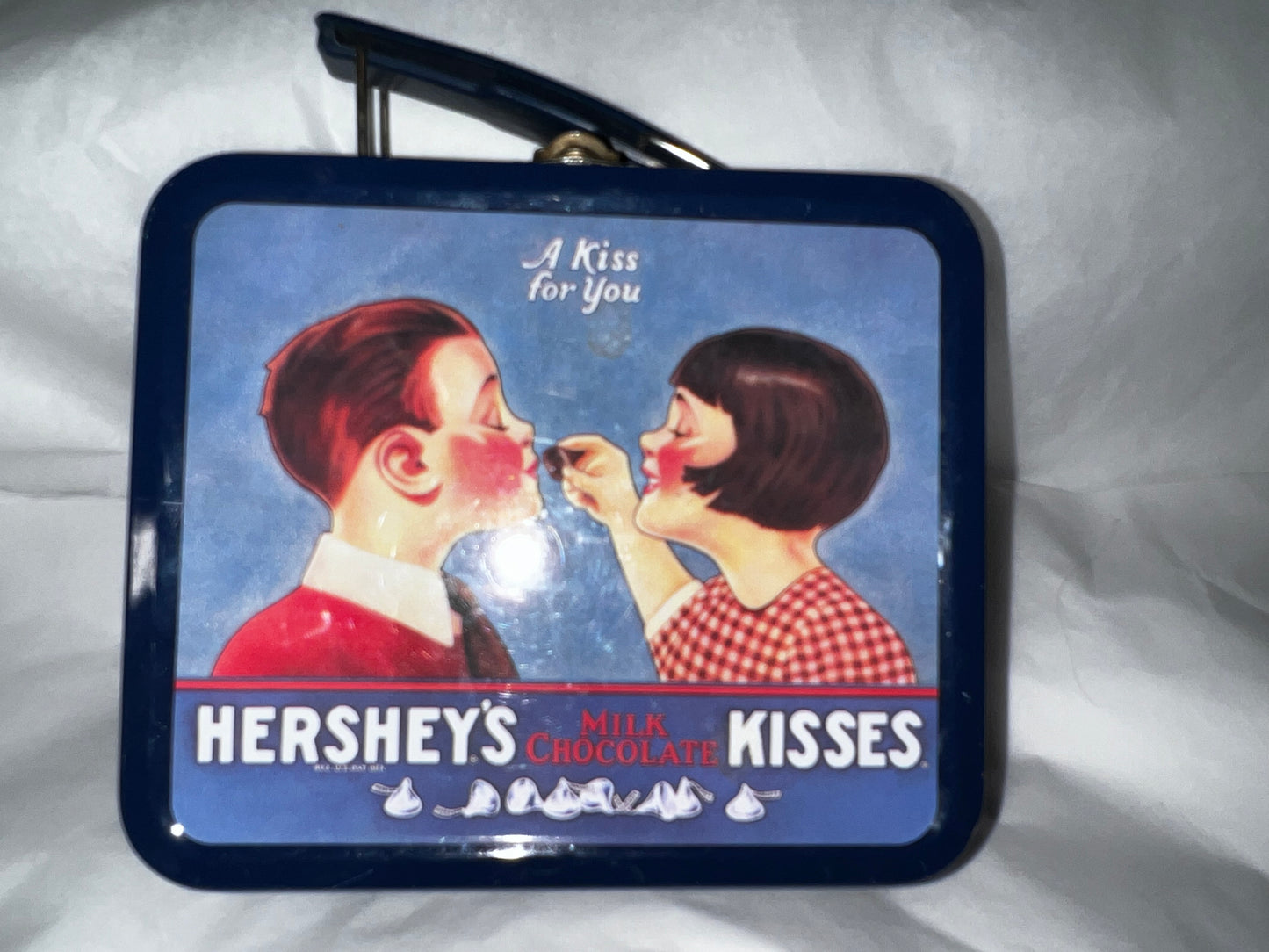 Hershey's "A Kiss For You" Tin Lunch Box - Vintage