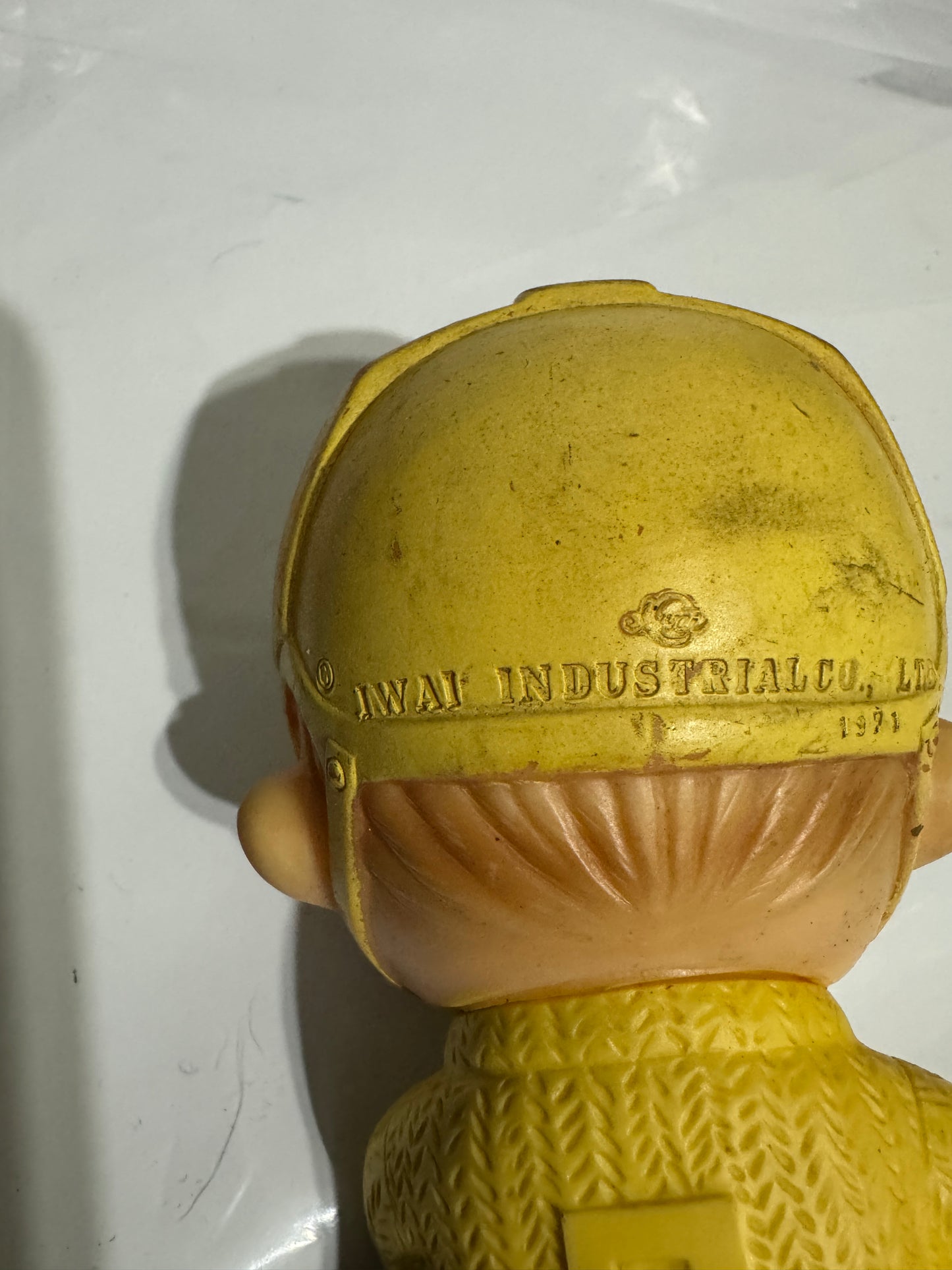 Hockey Player w/ Squeaker 1971 RARE VINTAGE
