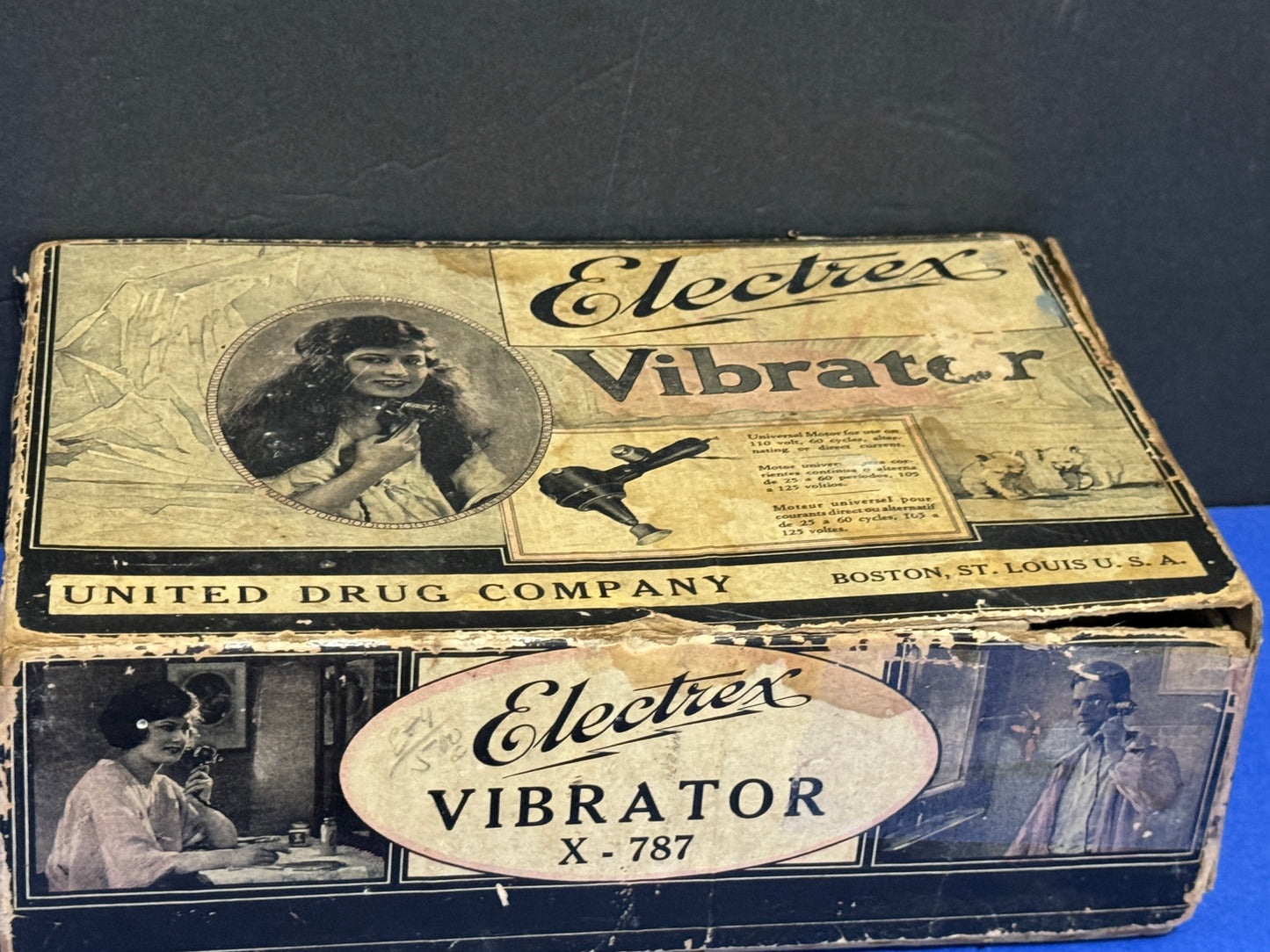 Electrex Vibrator Massager - United Drug Company Orig Box - VINTAGE