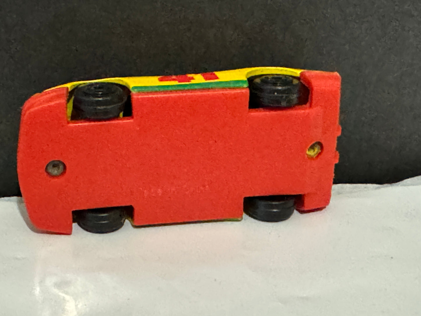 Kellogg's Corn Flakes Diecast Metal Race Car Yellow #41