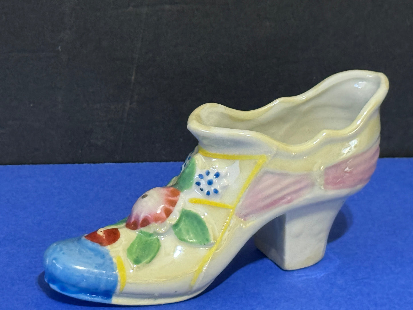 Lady's Shoe/Boot Victorian Porcelain - VINTAGE
