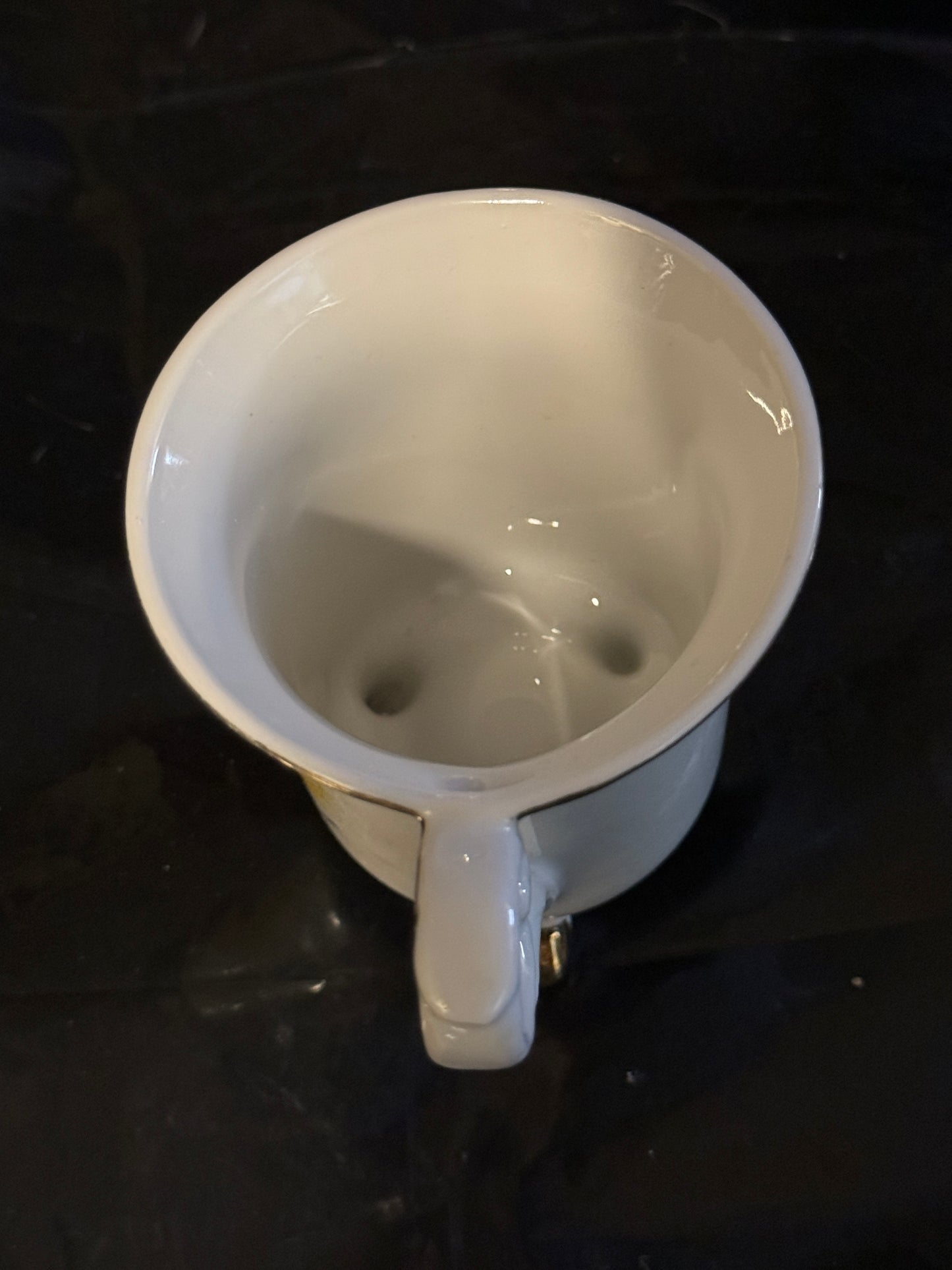Holly Hobbie Three Footed Porcelain Child's Mug - 1974 Rare Find