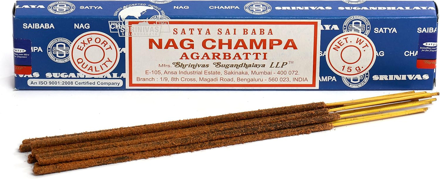 Satya Nag Champa Incense - 15 Gram Pack