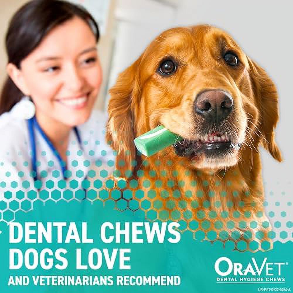ORAVET Hygiene Dental Chews for Dogs, Medium Dogs, (25-50 lbs), 30 count (Copy)