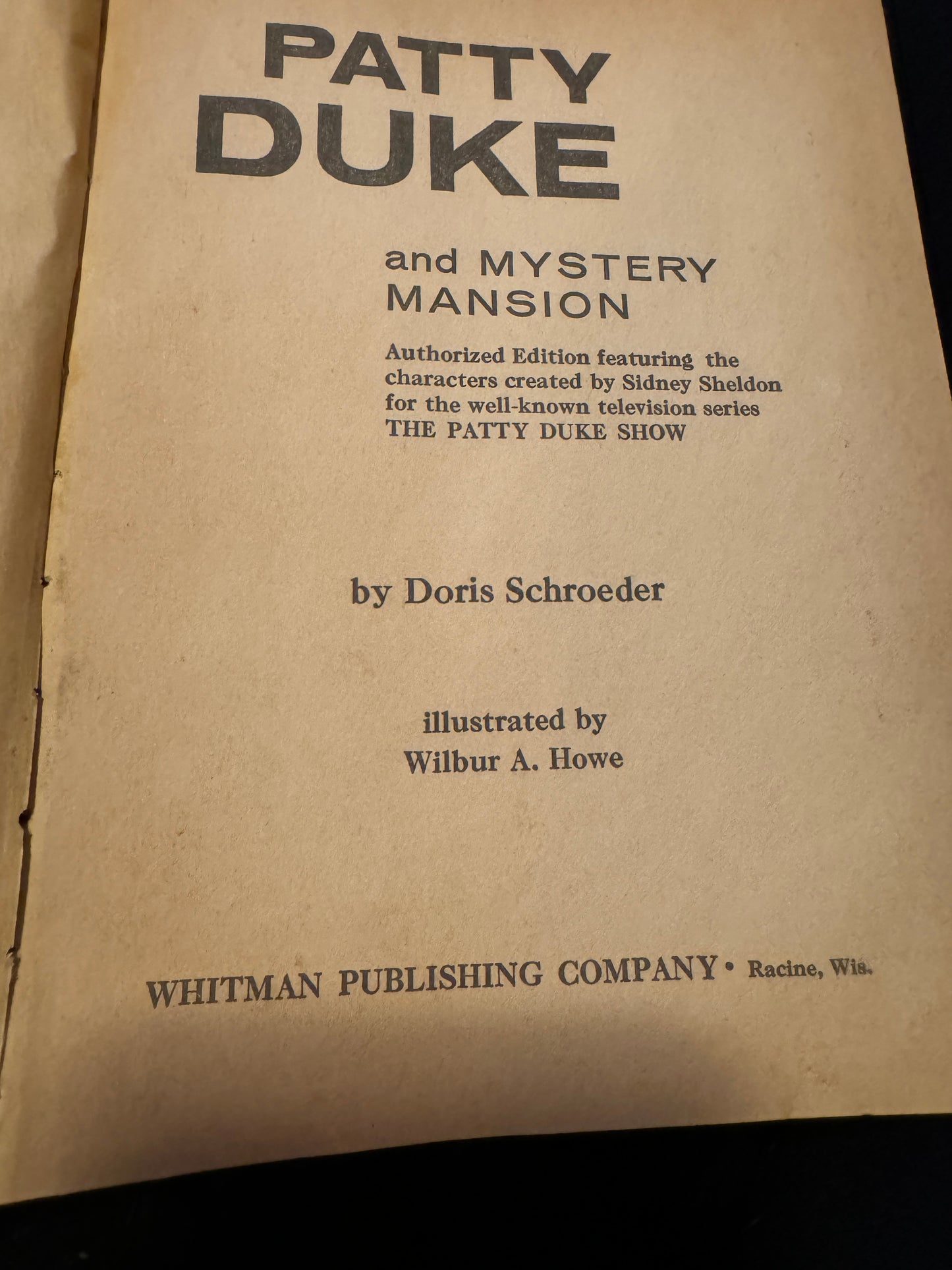 Patty Duke and Mystery Mansion 1965 HC