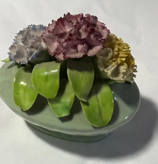 Staffordshire England Floral Vintage Statue