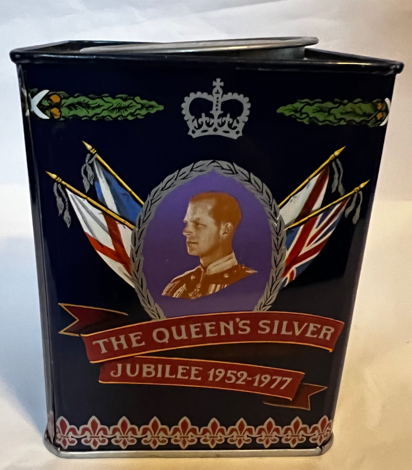 Queen’s Silver Jubilee Tea Tin