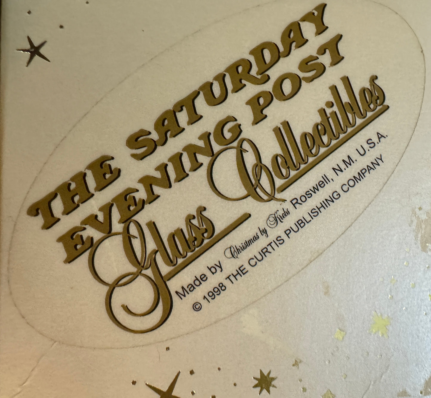 Saturday Evening Post Christmas Ornament 1998