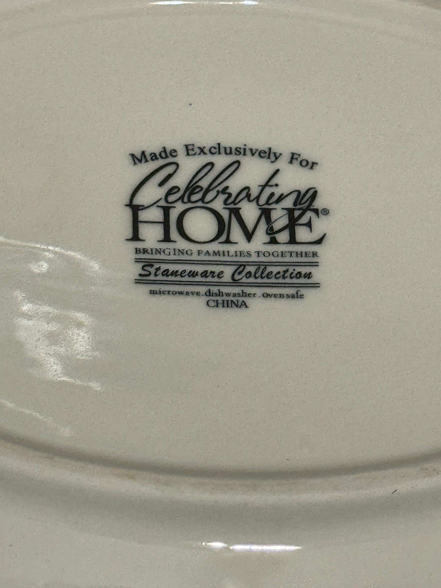 Snowman Top Hat Stone Pot 4 Quarts #93448- Celebrating Home - VINTAGE