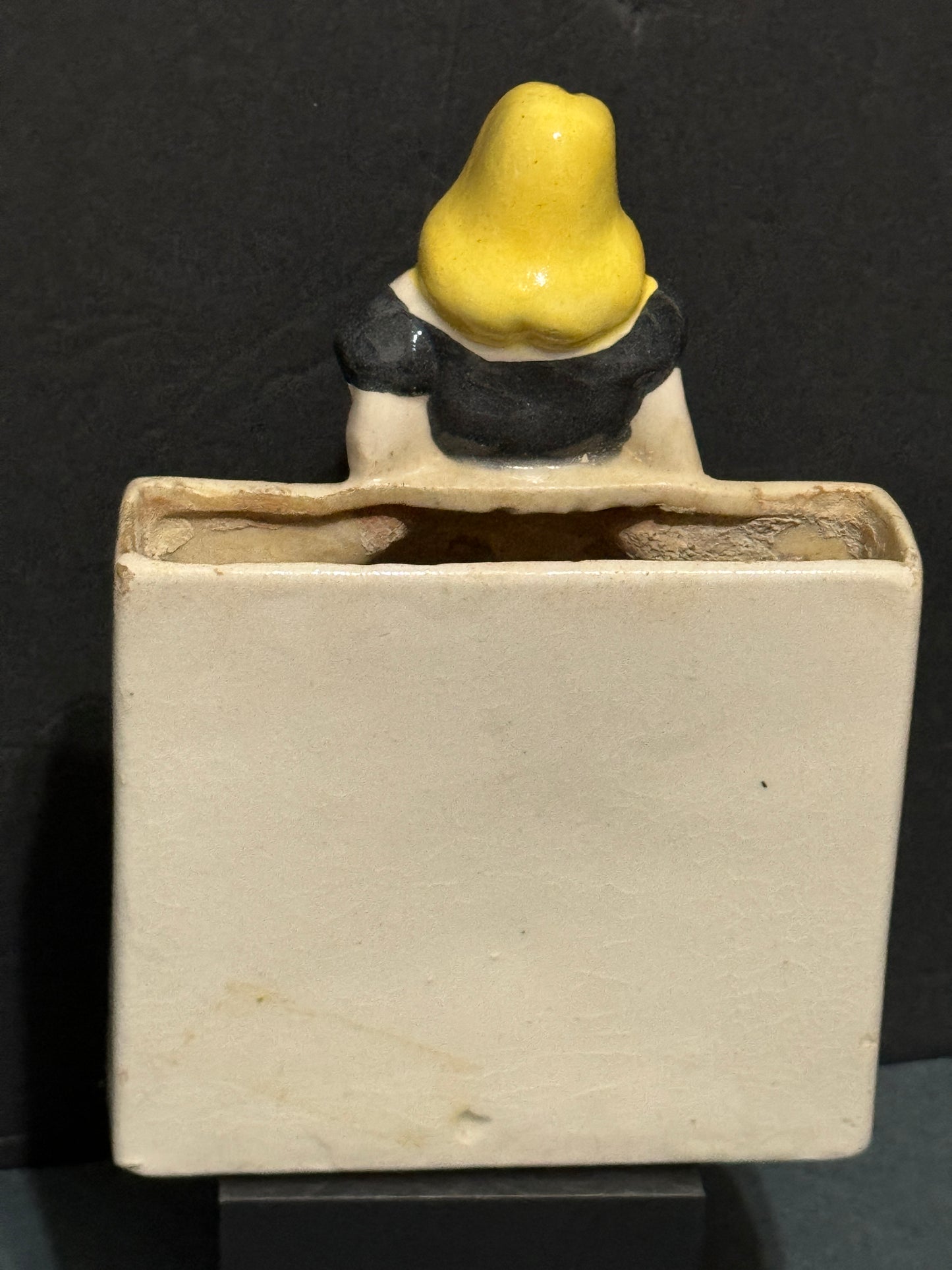 Women Planter Ceramic - Hand painted 1960s - Vintage