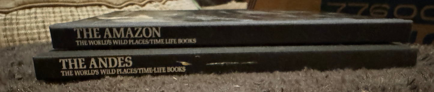 World Wild Places Time-Life Books The Andes and The Amazon (Set of 2)