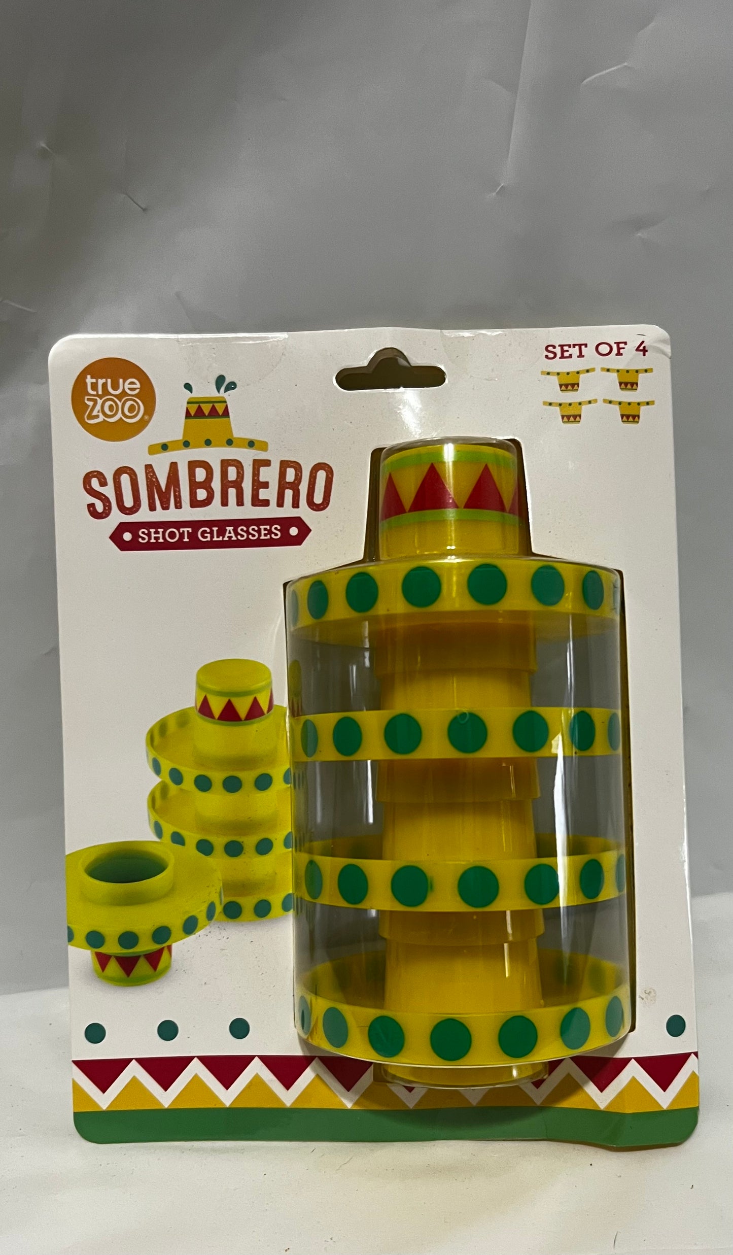 Sombrero Shot Glasses Set of 4