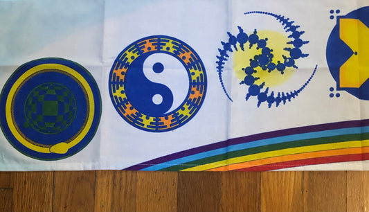 Sacred Symbols Interfaith Crop Circle Banner