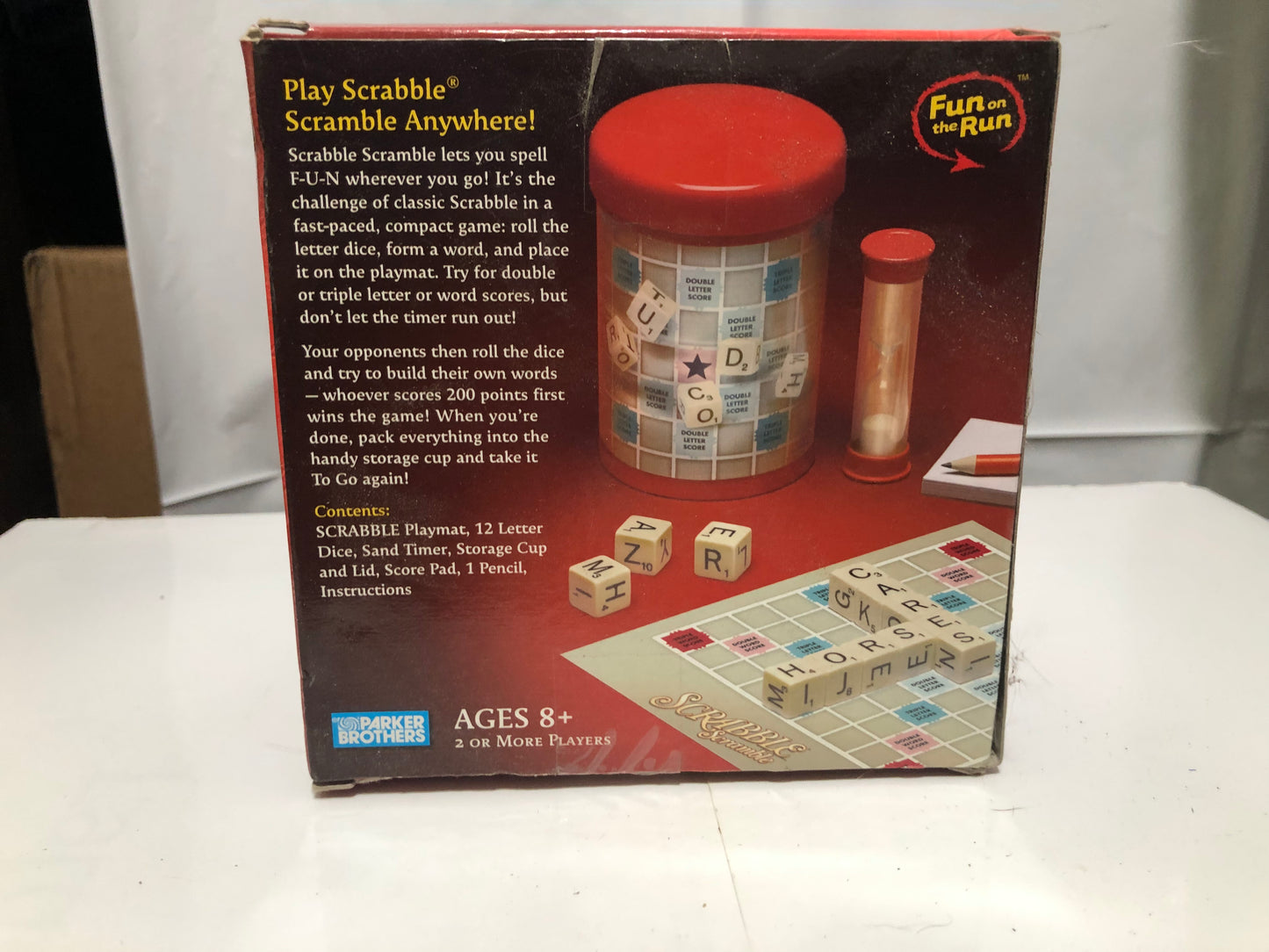 Scrabble To Go! Travel Crossword Game Parker Brothers BRAND NEW IN BOX